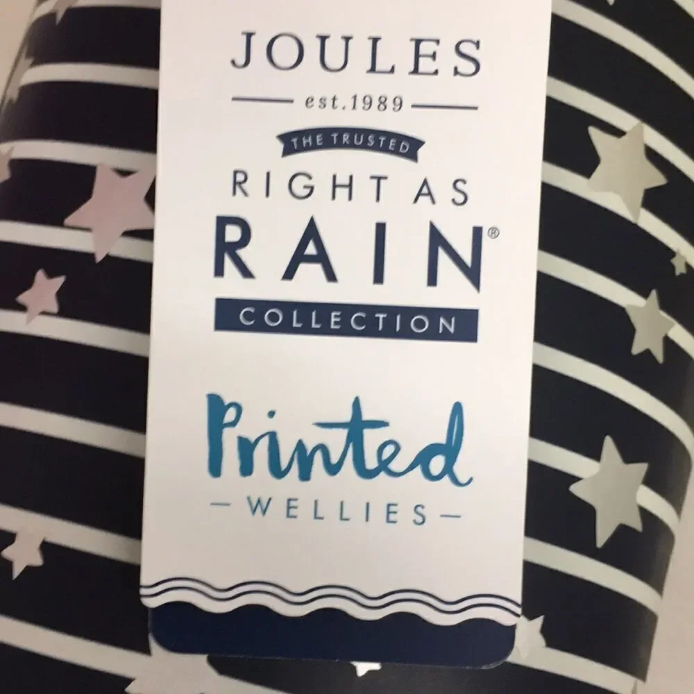 New joules rain boot#24